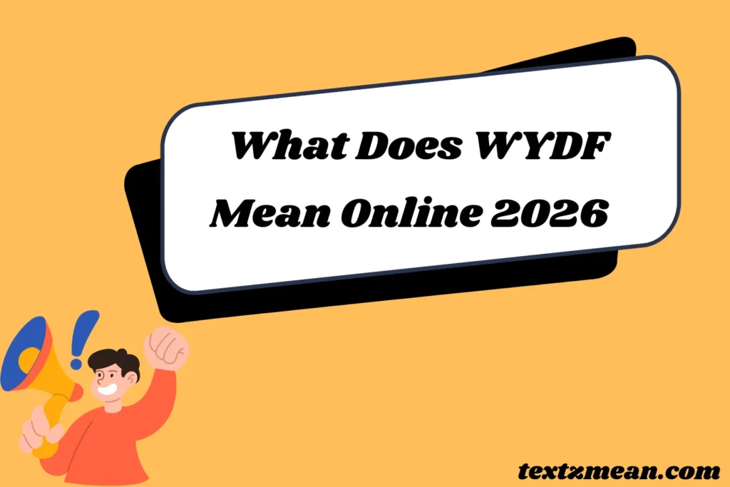 What Does WYDF Mean Online