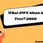 What DWS Mean in Text? 2026