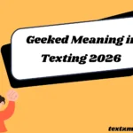 Geeked Meaning in Texting