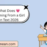 What Does 💗 Meaning From a Girl in Text