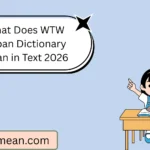 What Does WTW Urban Dictionary Mean in Text