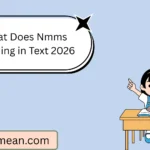 What Does Nmms Meaning in Text
